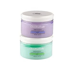 Obey Your Body 2 x Original Obey Your Body Body Scrub Cleansing Body Scrub Paris and Kiwi Fragrance, katrs 300 ml