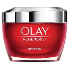 Olay Regenerist sejas dienas krēms, formula ar niacinamīdu (vitamīnu B3) un peptīdiem, mitrina uzreiz un 24 stundas, stingrāka āda 14 dienās, 50 ml