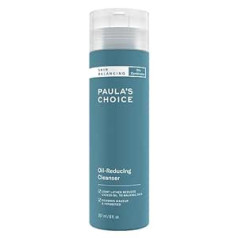 Paula's Choice SKIN BALANCING sejas tīrīšanas līdzeklis - putojošs tīrīšanas līdzeklis samazina taukainu, plankumainu ādu un melngalvju veidošanos - kosmētikas noņemšanas līdzeklis ar alveju - kombinētai ādai līdz taukainai ādai - 237 m