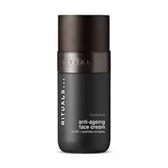 Rituals Homme Collection krēms pret novecošanos sejai 50 ml - ar vitamīnu B3 un peptīdu kompleksu - mitrinošas un uzmundrinošas īpašības