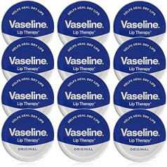 Vaseline 12 x vazelīna lūpu terapijas alva 20 g