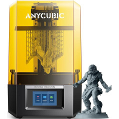 ANYCUBIC Photon Mono M5, 12K sveķu 3D printeris ar 10,1 collas HD vienkrāsainu ekrānu, Anycubic lietotņu tiešsaistes vadība, atjaunināta šķēlēja programmatūra, drukas izmērs 218 x 123 x 200 mm