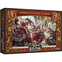 A Song of Ice and Fire Tabletop Miniatures Game Lannister Red Cloaks Unit Box, Strategy Game for Teenagers and Adults, Age 14+, Average Playing Time 45-60 Minutes, Made by CMON