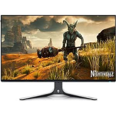 Alienware AW2723DF 27 collu QHD (2560x1440) spēļu monitors, 280 Hz (OC), Fast IPS, 1ms, AMD FreeSync Premium Pro, G-SYNC savietojams, 95% DCI-P3, HDR, DisplayPort, 2x HDMI, 5x USB, 3 gadu garantija