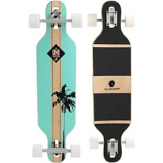 RollerCoaster Longboards Drop-Through The One Edition: spalvas, plaukstas, svītras