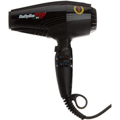 Babyliss Pro BAB7000IE Rapido Ultra Light Haartrockner Föhn ar Ionengenerator, schwarz