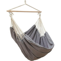 Amanka Extra Safe XXL Hanging Chair 185 x 130 cm Seat Hammock 150 kg Indoor Outdoor Hammock Garden Hanging Swing, xx-large