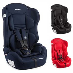 BABYLON Car Protect Car Seat Group 1/2/3, Child Seat 9-36 kg (1 to 12 Years), Child Seat with Top Tether 5-Point Safety Belt, ECE R44/04 Navy Blue