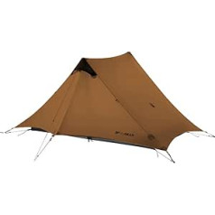 3F UL Gear Lanshan Ultralight Tent for Camping, Tent 1 Person or 2 Person 3/4 Seasons Waterproof Professional Hiking Tent for 1 Person Camping Tent Double Layer