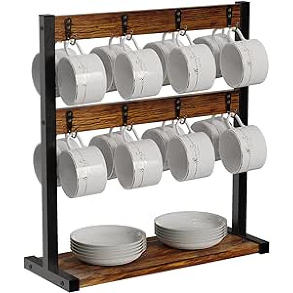 unho Cup Holder Coffee Cup Holder for Kitchen Counter: Cup Rack for Coffee Cups and Mugs