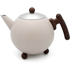 Bredemeijer liela pelēka sīpola dubultsienu nerūsējošā tērauda tējkanna 1,2 litri - izolējoša krūze tējai - ilgāka siltas tējas baudīšana