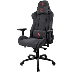 Arozzi Verona Signature Premium Upholstery Soft Fabric Ergonomic Computer Gaming/Office Chair with Advanced Seat Mechanism, 4D Armrests, High Backrest, Recliner, Swivel, Tilt, Rocker, Neck & Lumbar