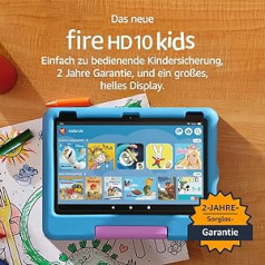 All-new Amazon Fire HD 10 Kids tablet | ages 3–7, 10