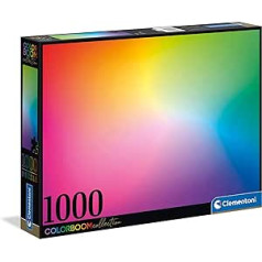 Clementoni 39596 Pure Puzzle 1000 gabali, Colorboom kolekcija, prasmju spēle visai ģimenei, mīkla pieaugušajiem no 14 gadiem