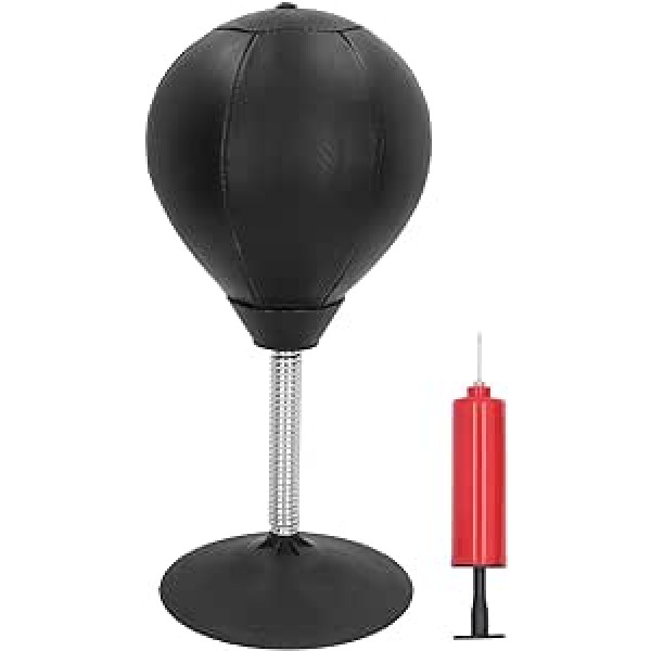 ANGGREK Standing Desk Punch Ball, Stress Relief Buster Desktop Mini Punch Bag Standing Desk Table Boxing Stand Punching Ball Table Punch Ball Toy with Suction Cup