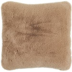 -LUXOR- living Coste Cosy Decorative Cushion Faux Fur in Sheepskin Look 40 x 40 cm Taupe
