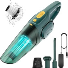 Handheld Vacuum Cleaner - 8000PA Handheld Vacuum Cleaner Battery with HEPA Filter - Wireless Vacuum Cleaner 120 W Strong Motor for Home, Pet and Car