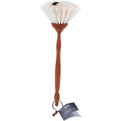 Feather Duster with Duster, Goat Hair Light Brown 36 x 5.5 x 5.5 cm