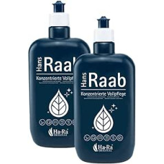 Hans Raab koncentrēts pilnas kopšanas komplekts 2 x 500 ml I 2 pudeles Universāls tīrīšanas līdzeklis mājsaimniecībai, dārzam un automašīnām I Ekonomisks, daudzpusīgs, videi draudzīgs un ādai draudzīgs I Izejvielas Labs