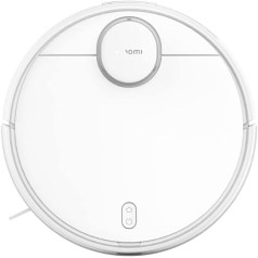 Xiaomi Robot Vacuum S12 sūkšanas un mopa robots, vieds tīrīšanas plāns ar LDS navigāciju, 4000 Pa sūkšanas jauda, 130 minūšu darbības laiks, paklāja mājdzīvnieku spalva, cietas grīdas, uzlādes stacija, lietotņu vadība, Google un