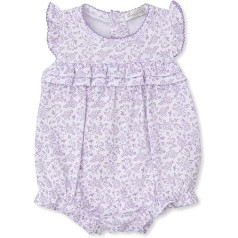 Kissy Kissy Baby Girl Zīdaini Blooming Vīnogulāji Ceriņi Print Ceriņu Burbulis