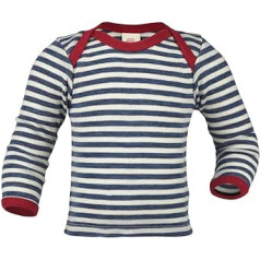 Engel , Baby undershirt, long-sleeved, 100% organic wool, multicoloured