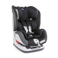 Chicco Seat Up 012 automašīnas bērnu sēdeklītis 0-25 kg ar ISOFIX, grupa 0+/1/2 bērniem no 0-6 gadiem, ar jaundzimušo ieliktni, regulējams galvas balsts, mīksts polsterējums, melns