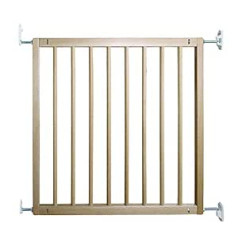 BabyDan Aalborg, Covers Openings Between 71.5-78.5 cm / 28.2-30.9 Inches, Basic Stair Gate, Baby Gate, Safety Gate, Wood, Made in Denmark - (Pet Gate / Dog Gate)