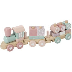 Little Dutch 0422015 Koka vilcieniņš ar iespiežamām formām, piedzīvojumu rozā