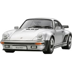 Tamiya 300024279 - 1:24 Porsche Turbo 1988 Strassenversion, Grau