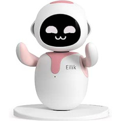 Eilik Intelligent Desk Robot for Children and Adults, with Emotions Interactions and Animations, Toy Entertainment Companion Pet Personal Assistant, for More Fun