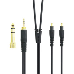 -Audio jaunināšanas kabelis saderīgs ar Audio-Technica ATH-MSR7b, ATH-SR9, ATH-ESW990H, ATH-ES770H, ATH-ADX5000, ATH-AP2000Ti austiņām 1,2 m