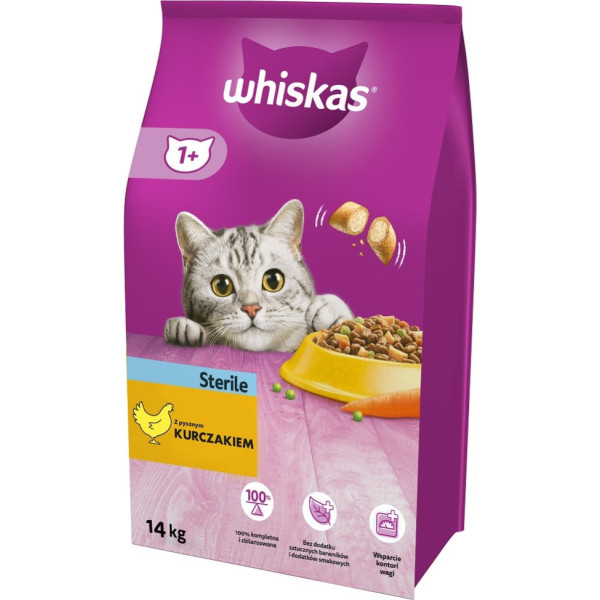 Whiskas sterils 14kg