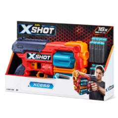 Zuru X-Shot Excel-Xcess TK-12 palaišanas iekārta (16 šautriņas), oranža