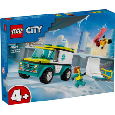 Lego 60403 Ambulance en Snowboarder Konstruktors