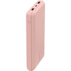 Powerbank 20,000mah 15w usb-a/usb-c rose gold