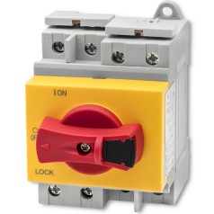 DC switch disconnector with locking function | main switch | 1200v | 32a | 8kv | 4p