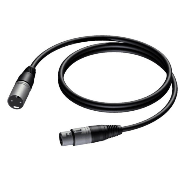 XLR Male-XLR Female Cable 10 m - cla901/10