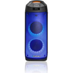 Audio sistēma pll fm usb/sd/bt 2xkaraoke full led