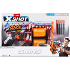 Zuru X-Shot Skins dread launcher (12 šautriņas), zvēra raksts