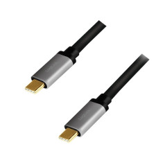 USB-C m/m cable, 4k/60 hz, aluminum pd 1m