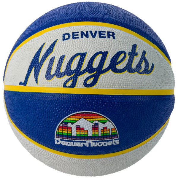 Basketbols Wilson Team Retro Denver Nuggets mini bumba WTB3200XBDEN / 3