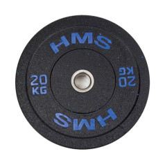 Olimpiskā plāksne HMS BLUE BUMPER 20 kg HTBR20 / N/A