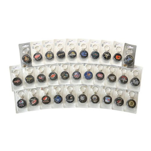 NHL Key Chain Puck - Blister each