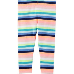 Carter's Baby Girls' Striped Capri Leggings