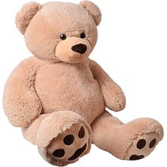 TE-Trend Riesen Teddy Kuscheltier XXL Teddybär groß Plüschtier Rico Stofftier als Geschenk für Kinder 135cm groß in braun