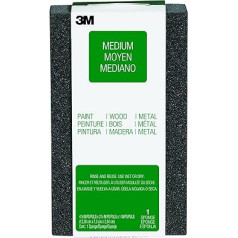 3M 68022 Schleifschwamm, vierseitig beschichtet, mīksts, smalks, 68 mm x 100 mm x 26 mm (100 er iepakojums)