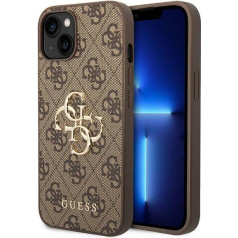 Guess 4G Big Metal Logo Back Case Aizsargapvalks Priekš Apple iPhone 15 Plus