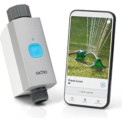 Rachio Smart Hose Timer with WiFi Hub for Outdoor Watering | Easy Installation of Faucet, Automatic Water and Sprinkler Schedules for Lawn, Garden and Yard Maintenance