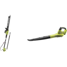 Ryobi OPT1845 Cordless Telescopic Hedge Trimmer (18V) & 18V ONE+ Cordless Leaf Blower OBL1820S (Air Speed 245km/h, Air Flow 2.6m3/min, Without Battery & Charger in Box)